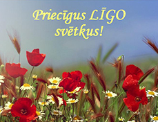 Priecīgus Līgo svētkus!